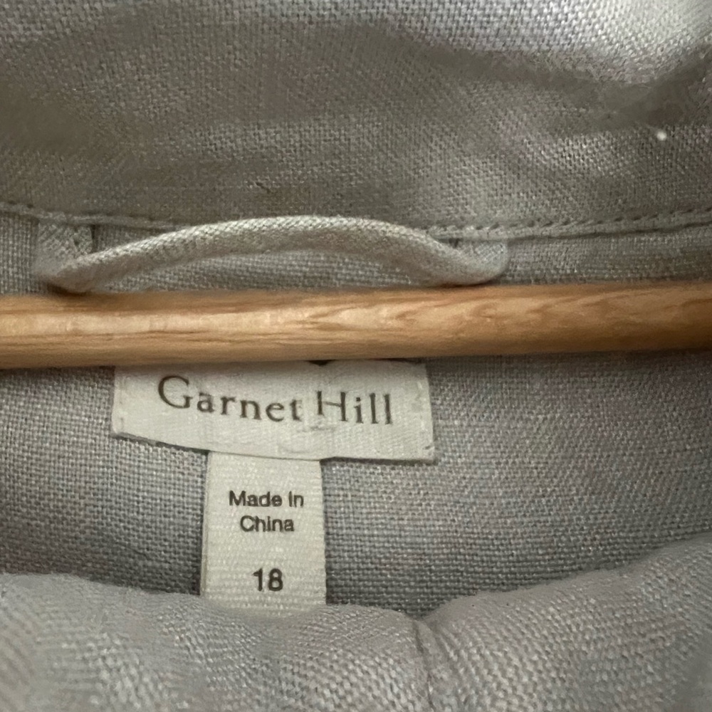 Garnet Hill Linen Jacket - Picture 8 of 11